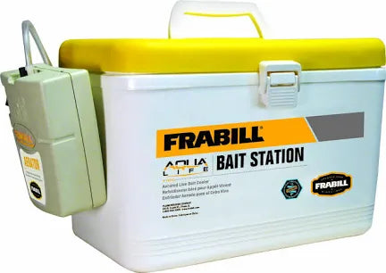 Frabill Aqua Life Eight Quart Bait Box with Aerator