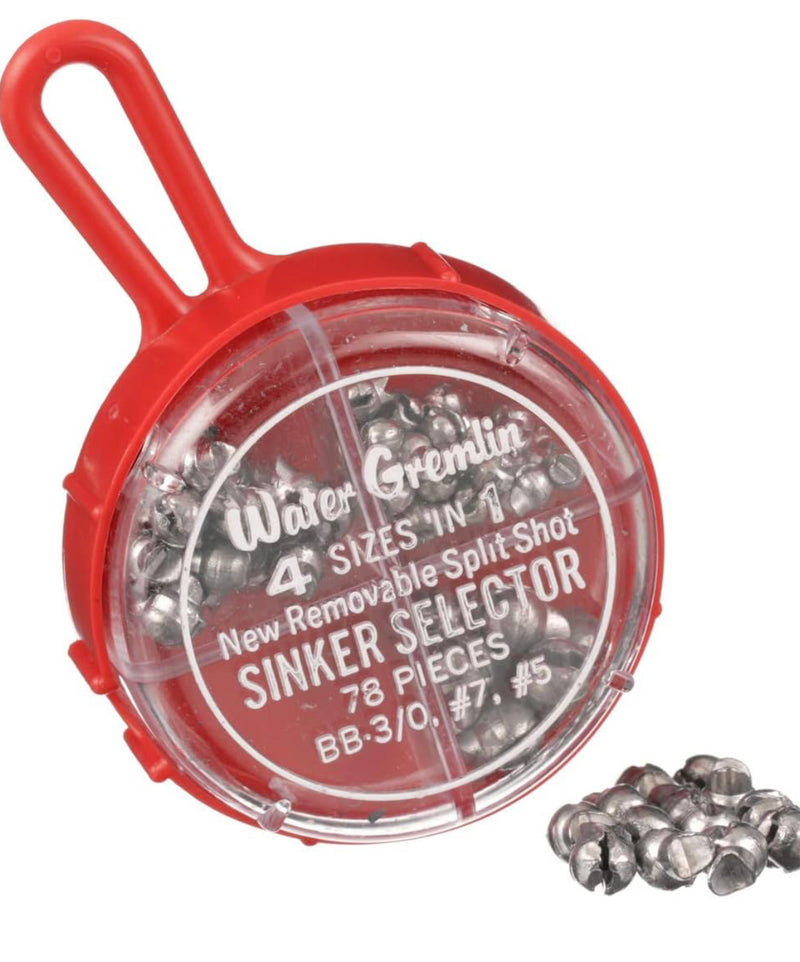 Water Gremlin Removable Split Shot Sinker Selector