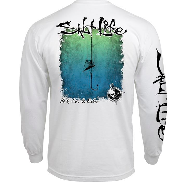 Salt Life Long Sleeve T Shirt - Hook Line and Sinker