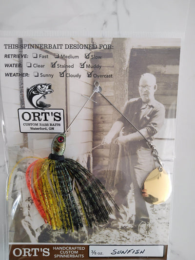 Ort's Premium Custom Spinnerbait 3/8 Oz Fishing Baits & Lures