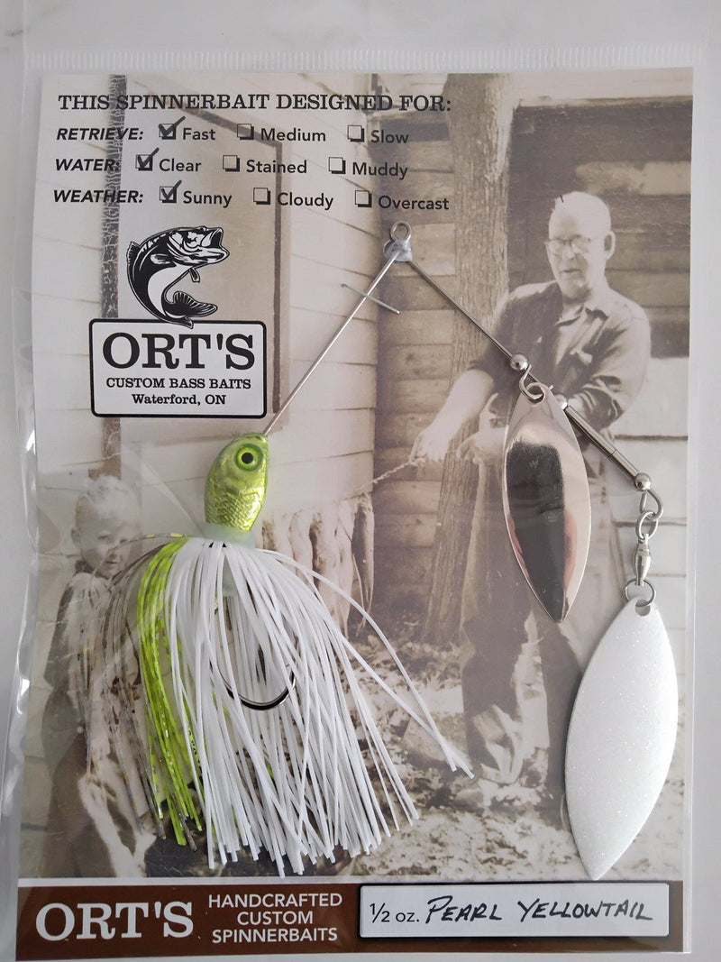 Ort's Premium Custom Spinnerbait 3/8 Oz- Lake Erie Bait and Tackle