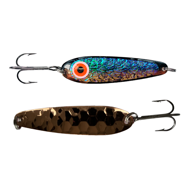  Catchmore Big Brother Walleye Spoon, 3-1/4 - 2 Spoons Same  Color (Antifreeze/Green Tiger/Silver Back) : Sports & Outdoors