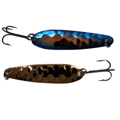 Great Lakes Spoons Copper Series 3 1/4" - Blue Monkey Puke 