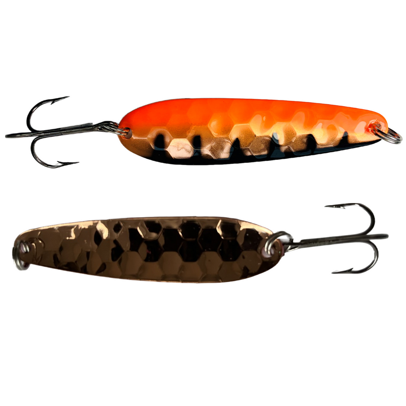 Great Lakes Spoons Trolling Copper Series - C15 Mixed Veggies