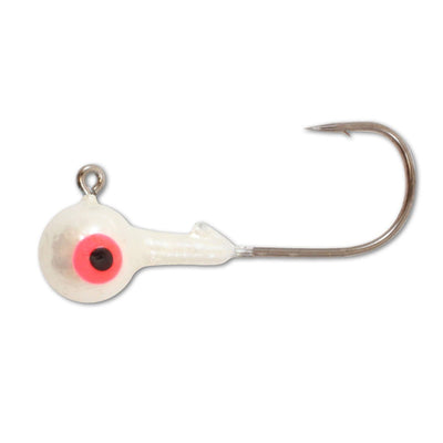 Harmony Fishing - Tungsten Shakeyhead Jigs [Pack of 5 w/ 10 Bait Pegs] Shaky Head Jig Hooks for Bass Fishing, Size: 3/16 oz 5 Pack