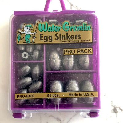Water Gremlin Egg Sinkers Pro Pack Weights