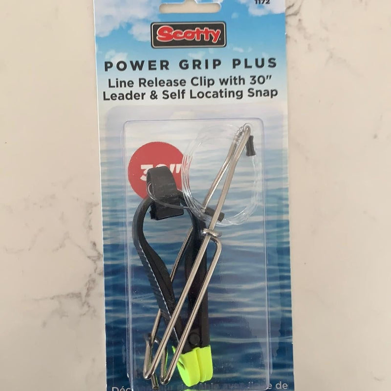 Scotty Power Grip Plus Line Release Clip 30 inch leader Downrigger Accessories